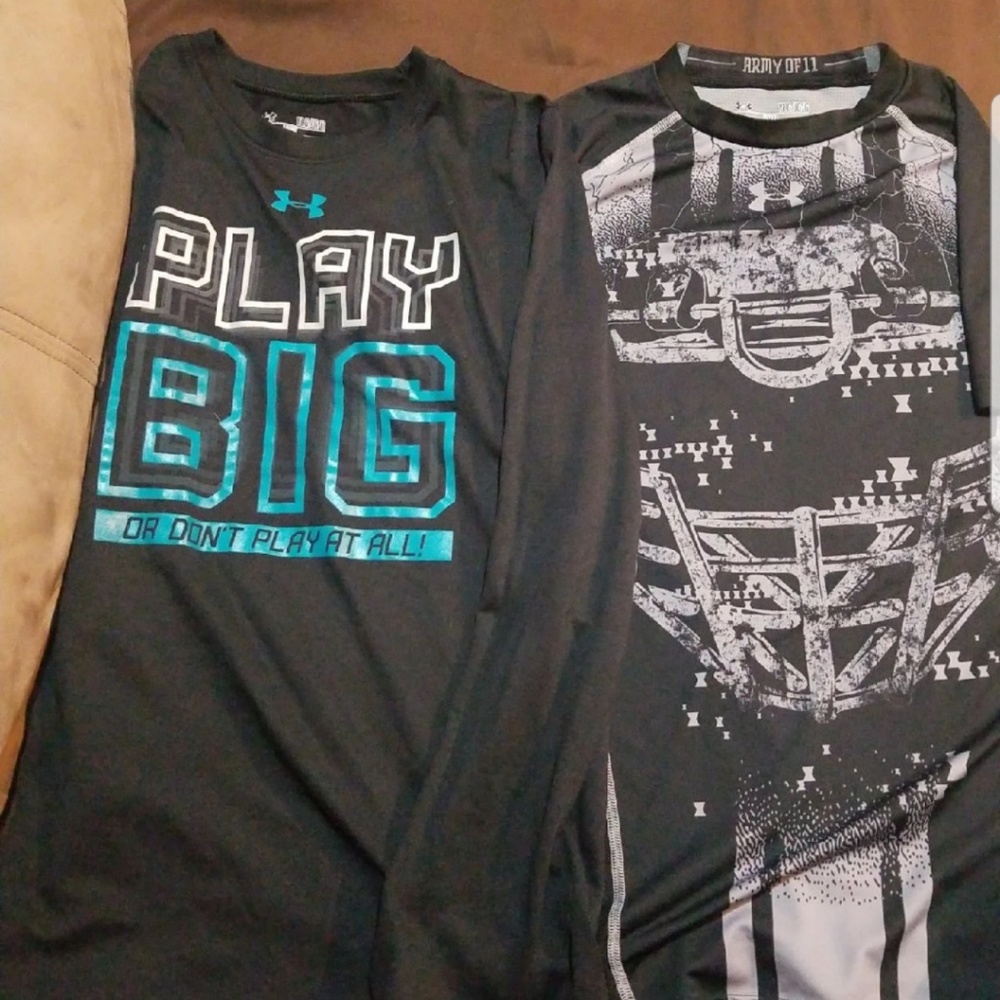 Under armor shirts boys